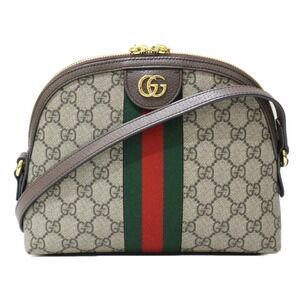 GUCCI Offdia Shoulder Bag Beige Tan GG Supreme Canvas